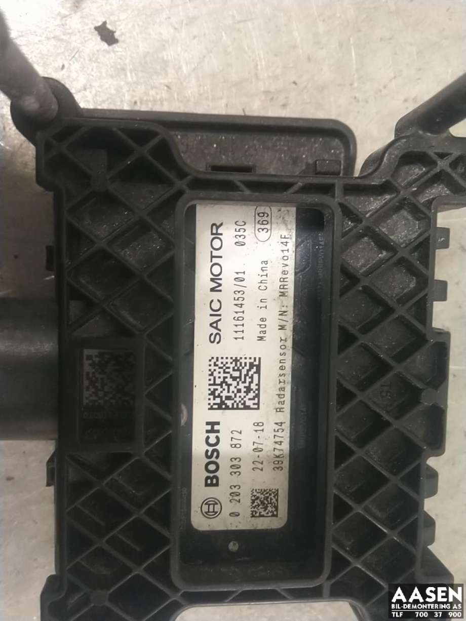 Sensor radar til MG Marvel R 2021-->>