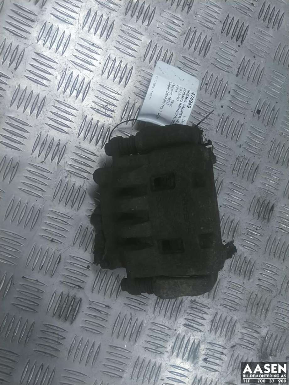 Bremsecaliper venstre foran til Subaru Impreza, 2013-2017 (Type IV)