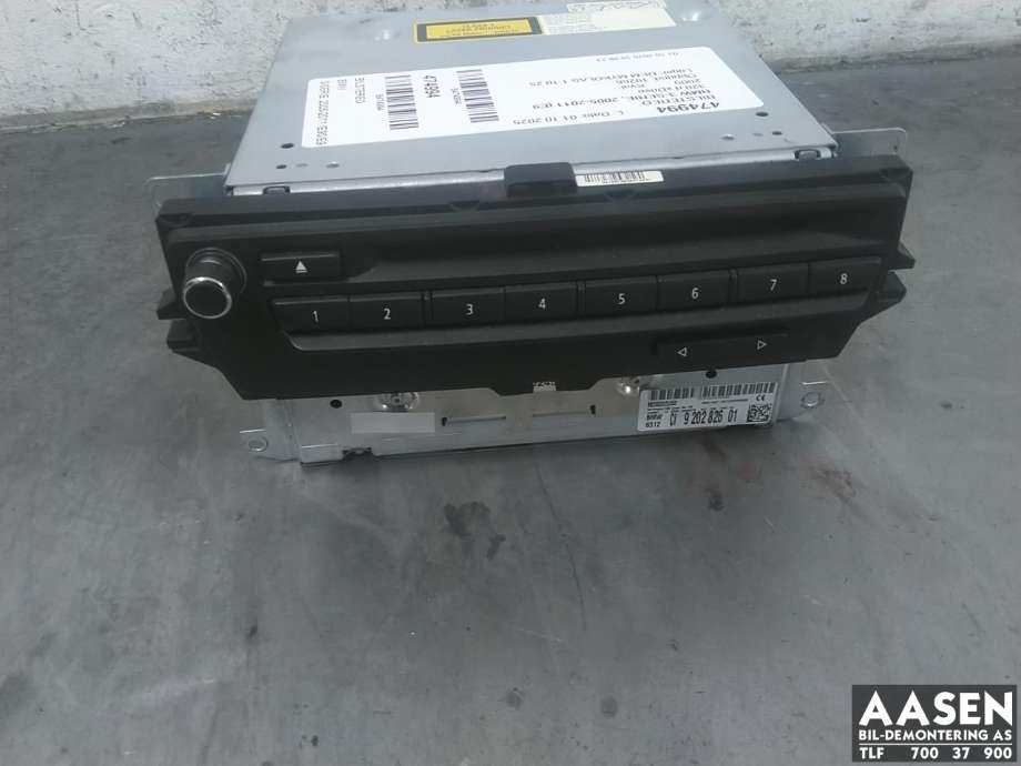 Bilstereo til BMW 3-Serie 2005-2011 (E90/E91/E92/E93) (E90/E91/E92/E93) (65 12 9 283 428|)