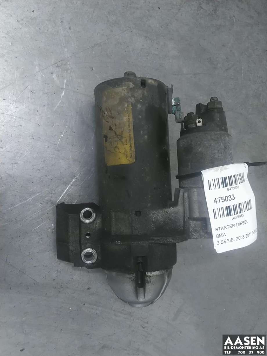Starter diesel til BMW 3-Serie 2005-2011 (E90/E91/E92/E93) (E90/E91/E92/E93) (12 41 8 511 746|12 41 8 570 238|)