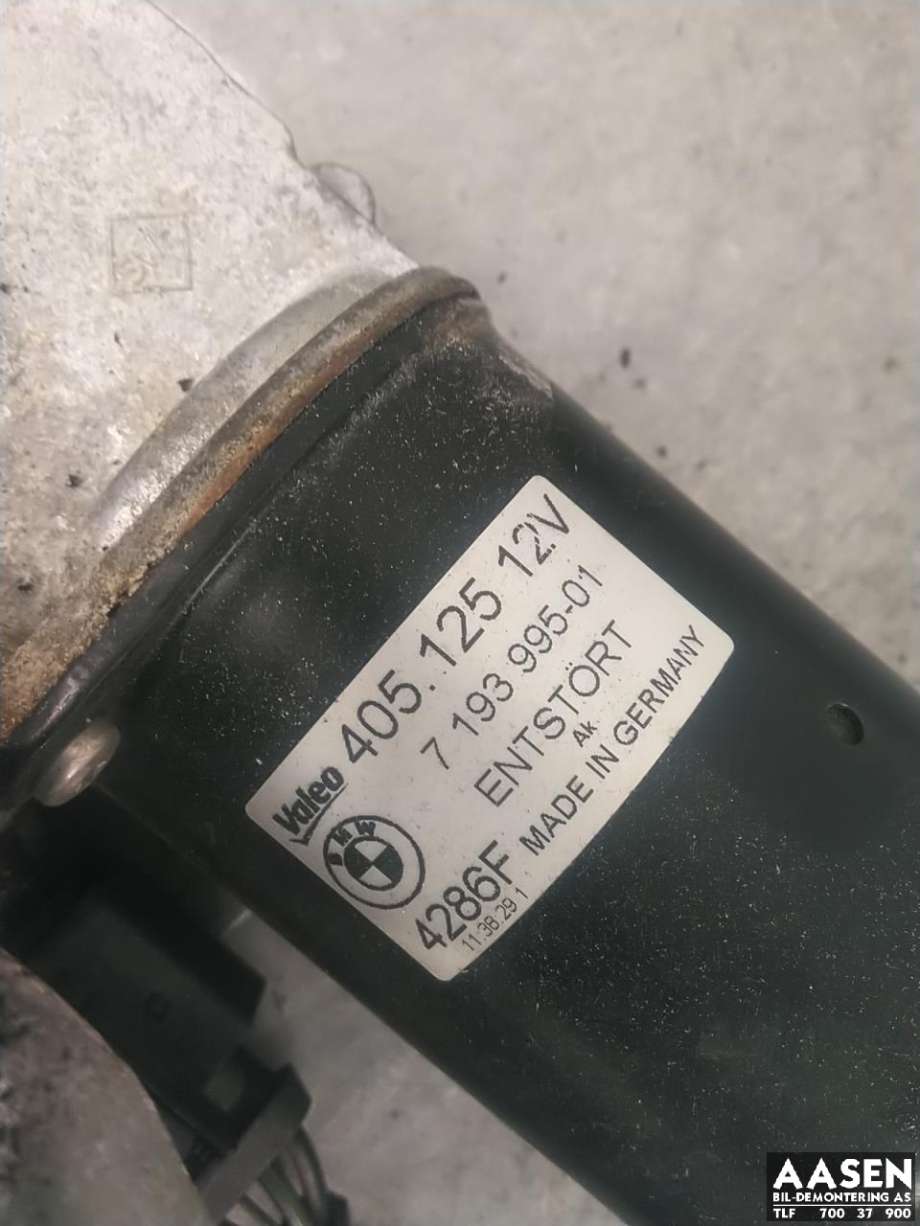 Viskermotor frontrute komplett m/overføring til BMW 5-Serie 2003-2010 (E60/E61) (E60/E61) (61 61 7 194 029|)