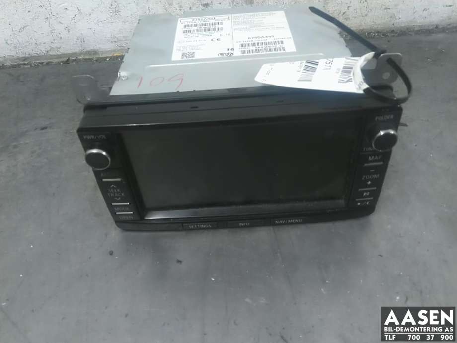 Bilstereo til Mitsubishi L200, 2015-2019 (Type V, Fase 1)