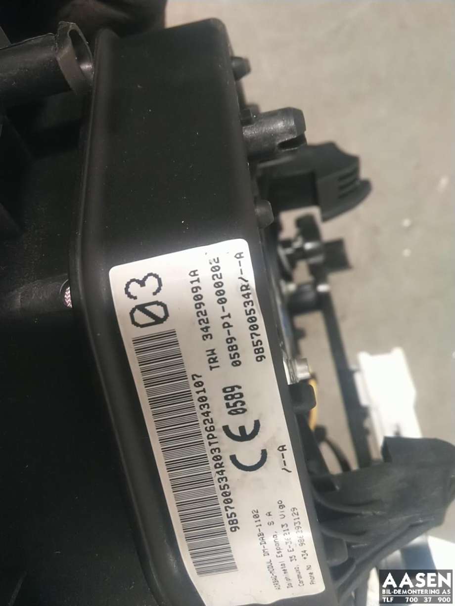 Airbag rattpute til Fiat Talento 2016-->>  (6000620564|)