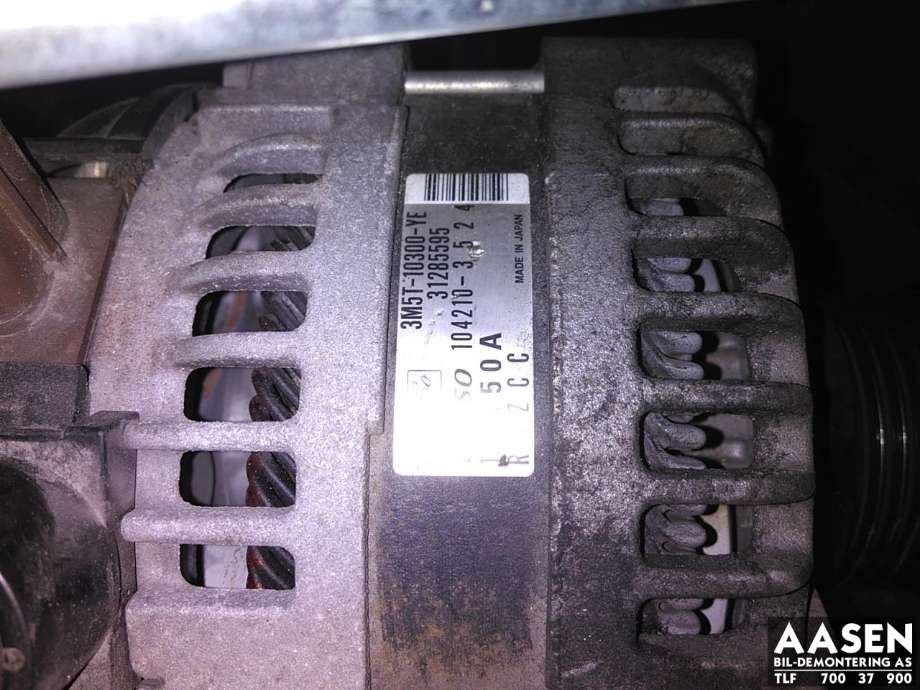 Dynamo diesel til Volvo V50 2007-2012 (Fase 2)  (DENSO|3M5T-10300-YE|31285595|104210-3524)