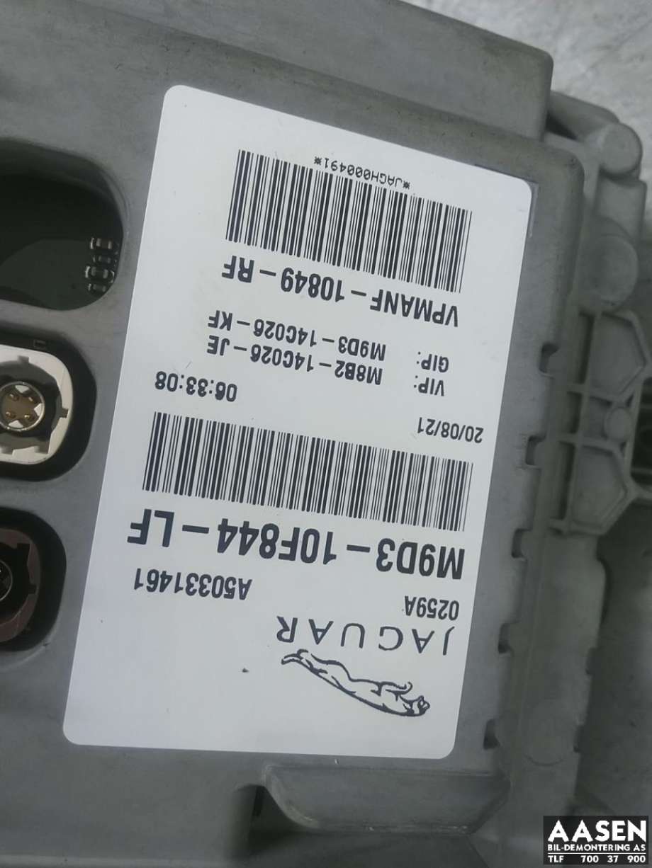 Instrumentpanel til Jaguar I-PACE 2018-->>  (T4K17351|M9D3-10F844-LF|M9D310F844LF)