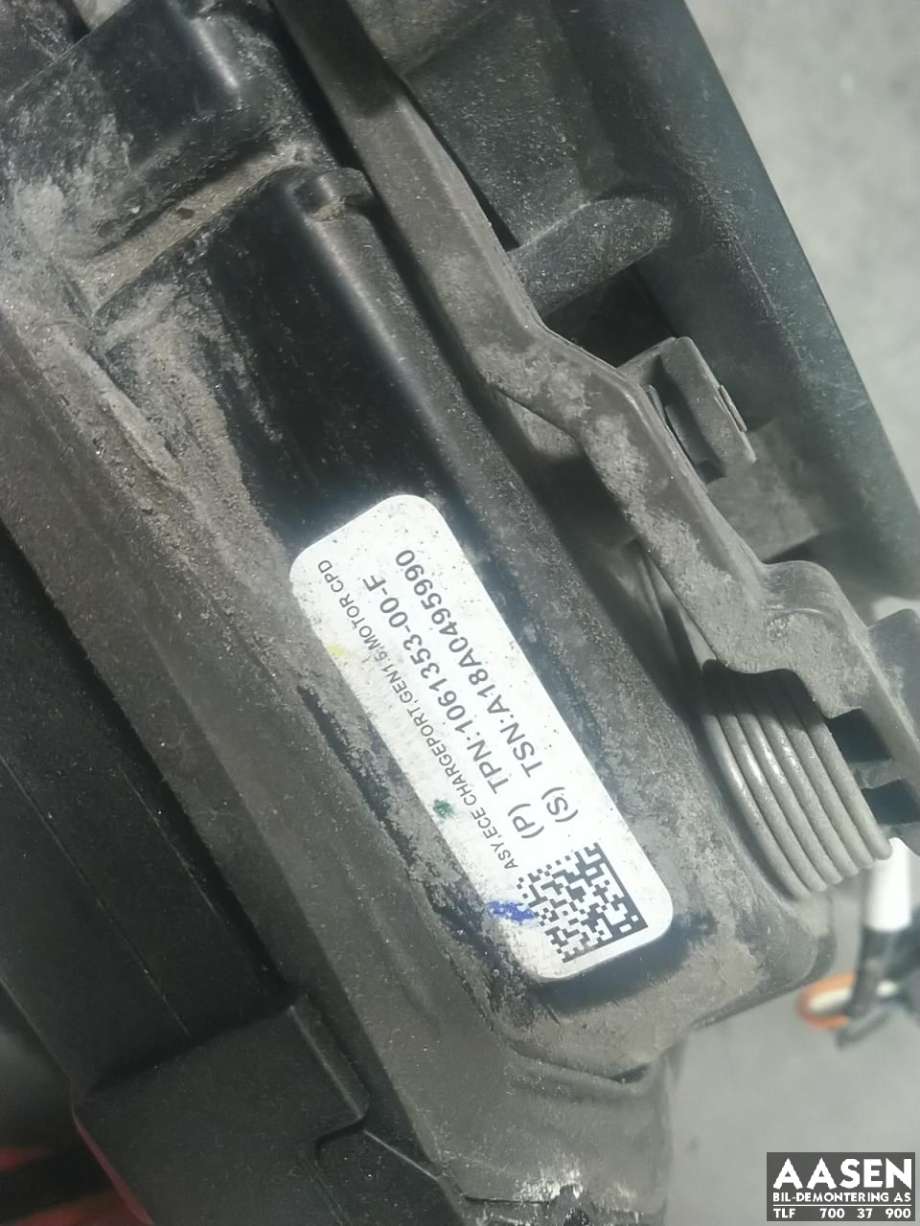 Batterilader inntak/luke til Tesla Model S 2016-2021 (Fase 2) (1087054-10-C|)