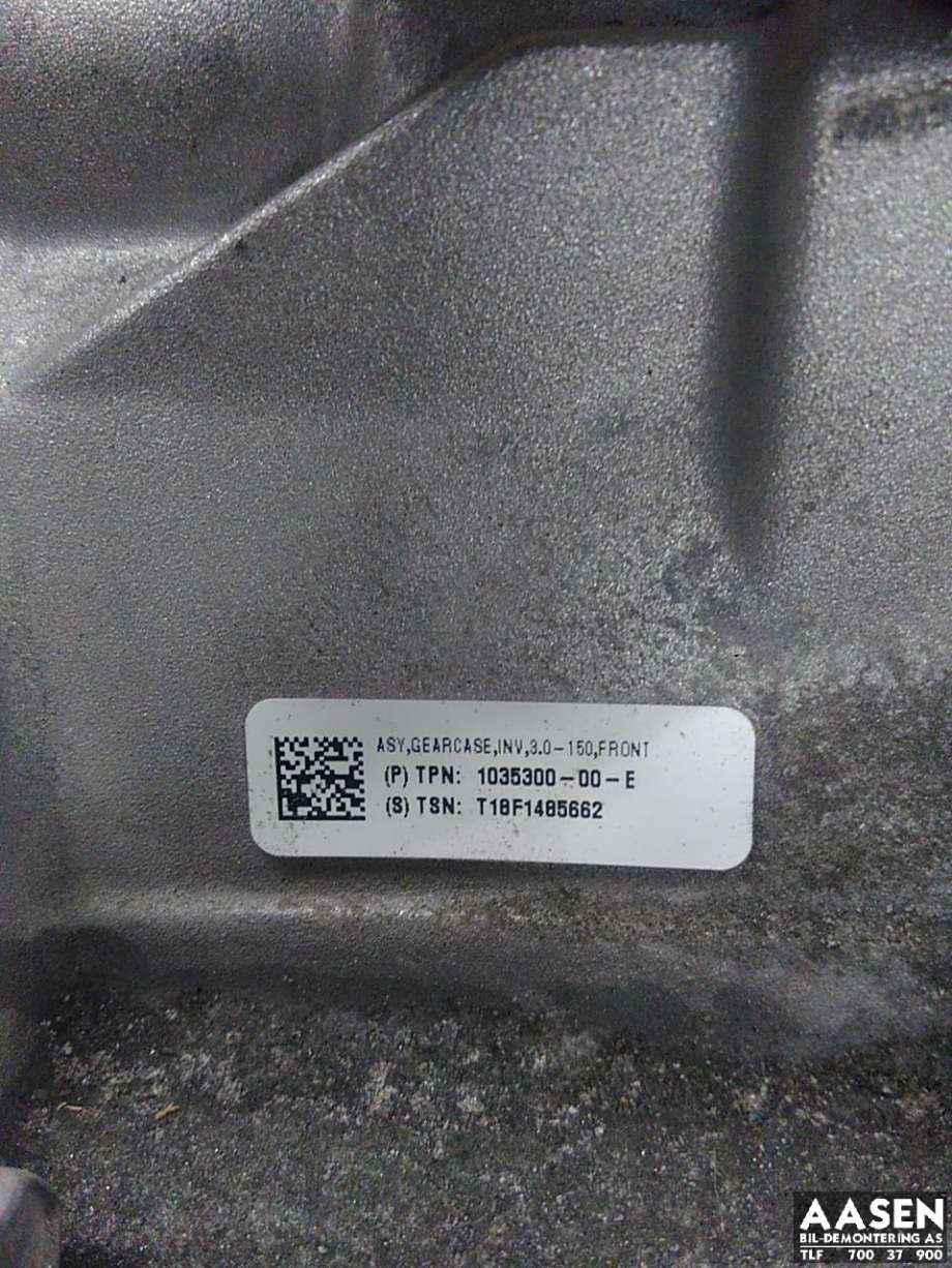 Motor elbil foran til Tesla Model S 2016-2021 (Fase 2)  (1035000-00-J|T18F1485662|)