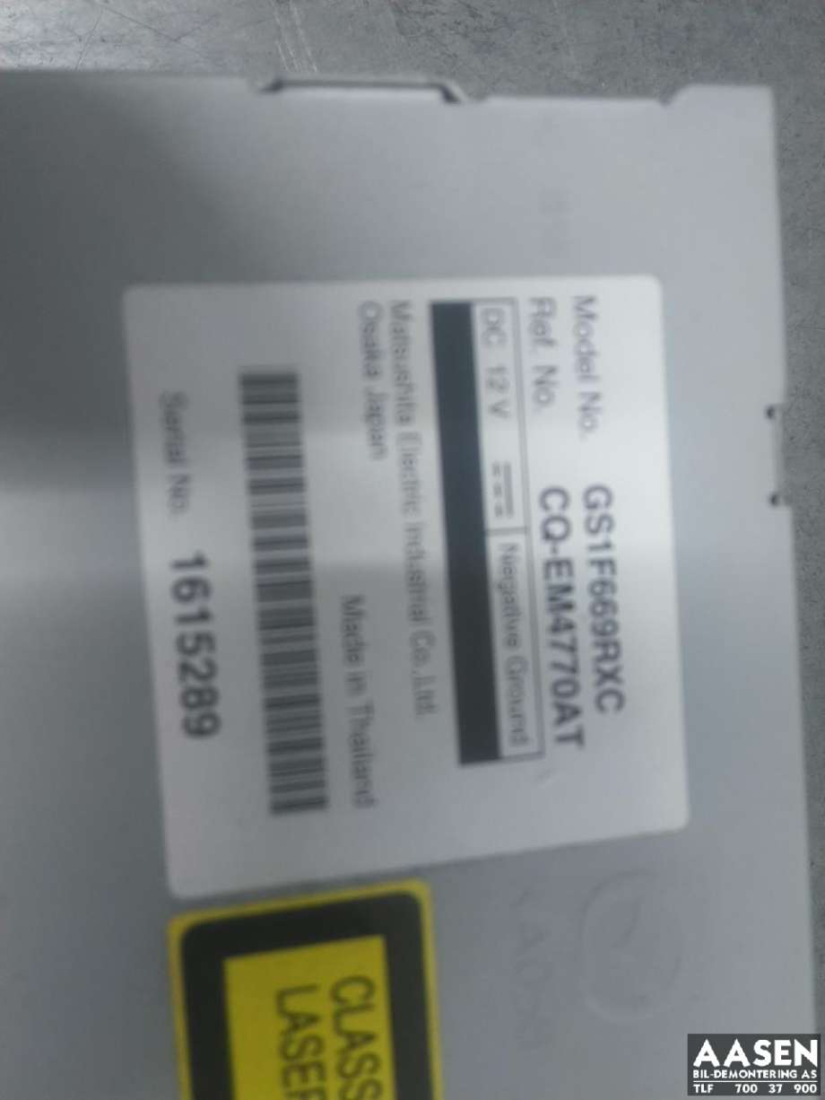 Bilstereo til Mazda 6 2010-2013 (Type II, Fase 2)