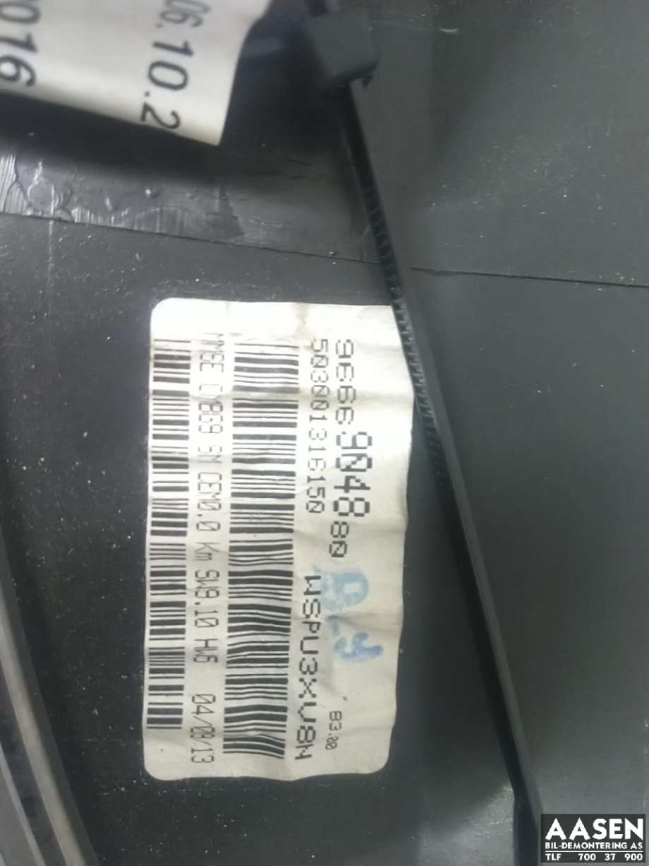 Instrumentpanel til Toyota Proace 2013-2016 (Type I)  