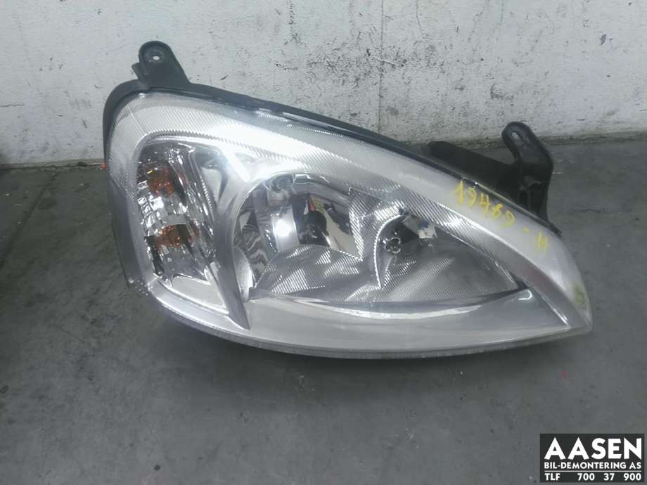 Frontlykt høyre halogen til Opel Combo C 2002-2011 (93185147|)