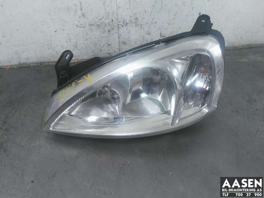 Frontlykt venstre halogen til Opel Combo C 2002-2011 (93185145|)
