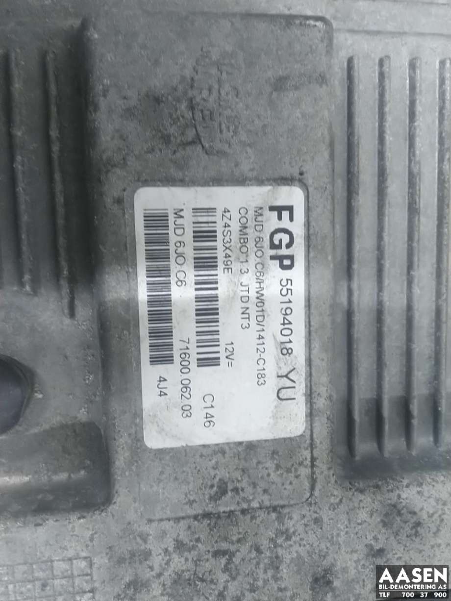 Styreenhet motor til Opel Combo C 2002-2011  