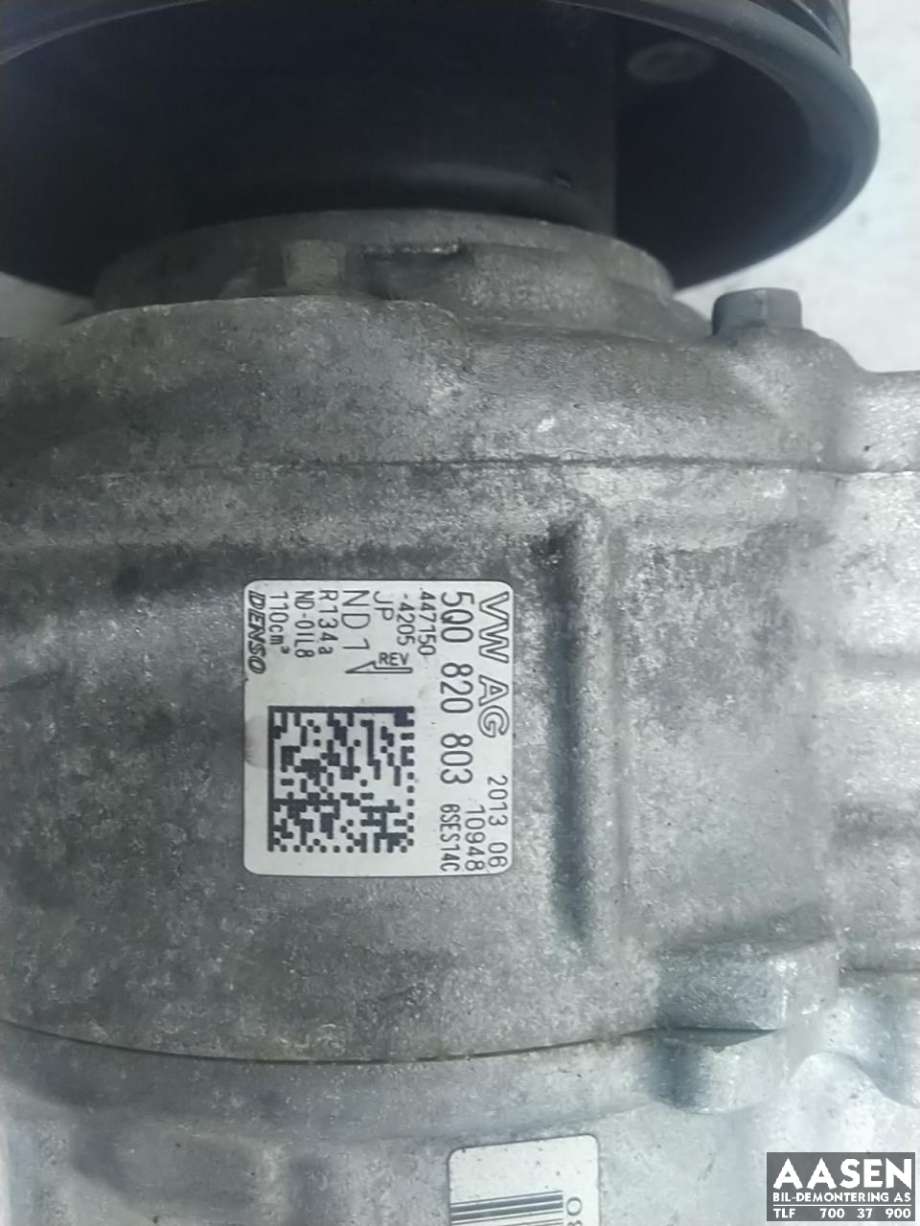 Aircondition kompressor til VW Golf VII 2012-2017 (Fase 1)  