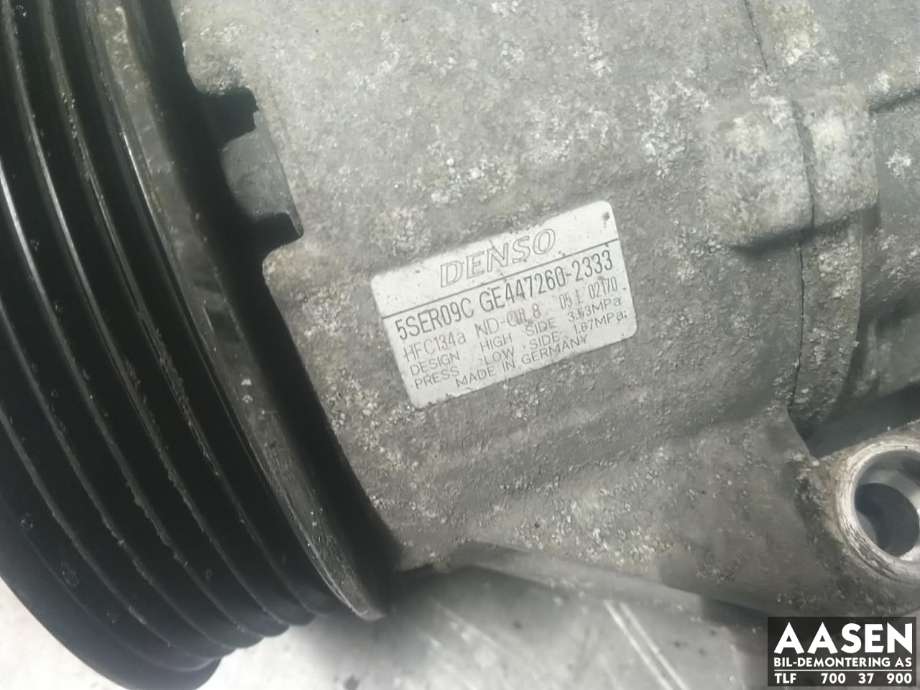 Aircondition kompressor til Toyota Auris 2007-2010 (Type I, Fase 1)  