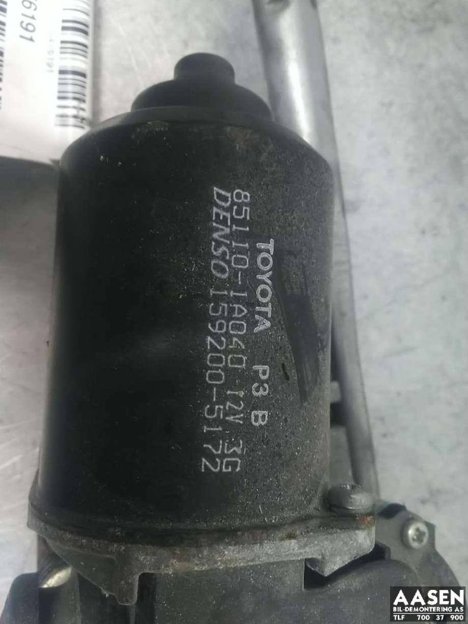 Viskermotor frontrute komplett m/overføring til Toyota Corolla 2002-2007  