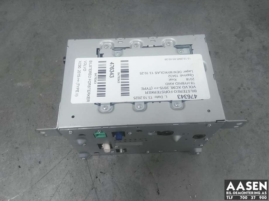 Bilstereo til Volvo XC90 2015-2025 (Type II) (P32247111AA|31667759AA|)