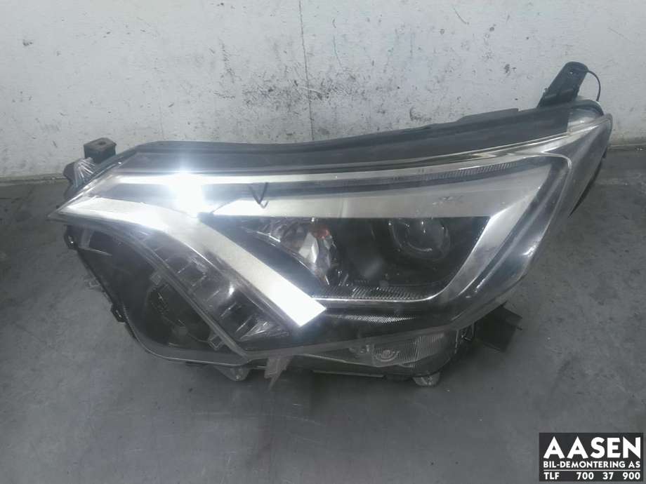 Frontlykt venstre xenon til Toyota RAV4 2016-2019 (Type IV, Fase 2)  (8118542680|)