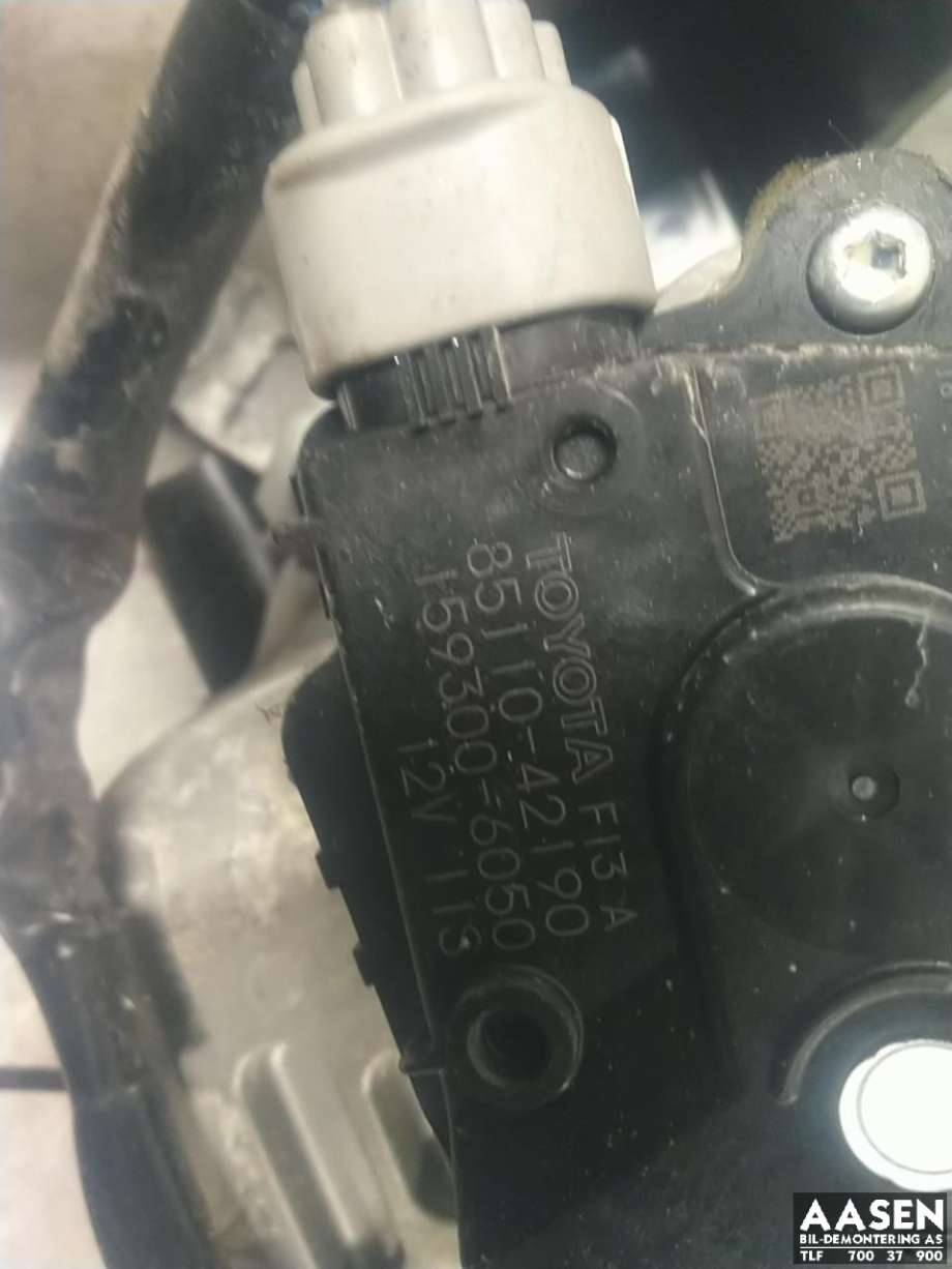 Viskermotor frontrute komplett m/overføring til Toyota RAV4 2016-2019 (Type IV, Fase 2)  (8515042170|8511042190|)