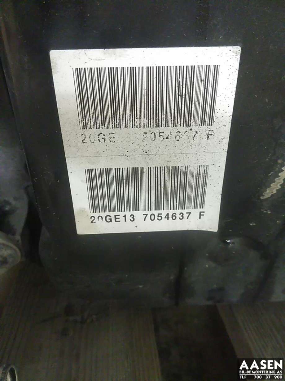 Girkasse automat til Peugeot 208 2012-2019 (Type I)  (98 074 187 80|16 373 100 80|)
