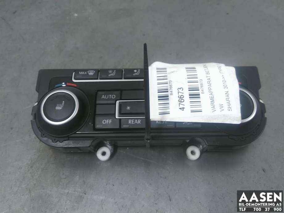 Varmeapparat betjening til VW Sharan 2010-->> (Type II)