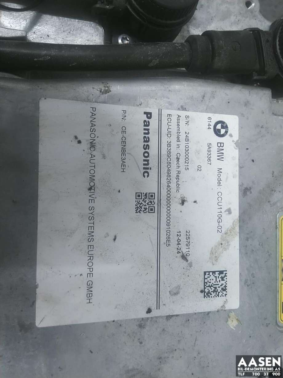 Batterilader (OBC - On Board Charger) til BMW i5 2024-->> (G60/G61) (G60/G61) (61 44 5 A93 367|61 44 5 B67 BC6|61 44 5 B68 313)