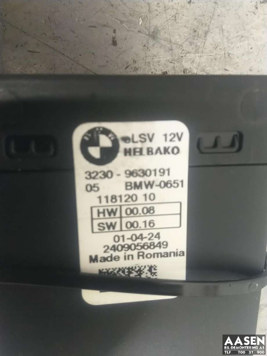 Styreenhet servo til BMW i5 2024-->> (G60/G61) (G60/G61) (HELBAKO|32 30 9 630 191|)