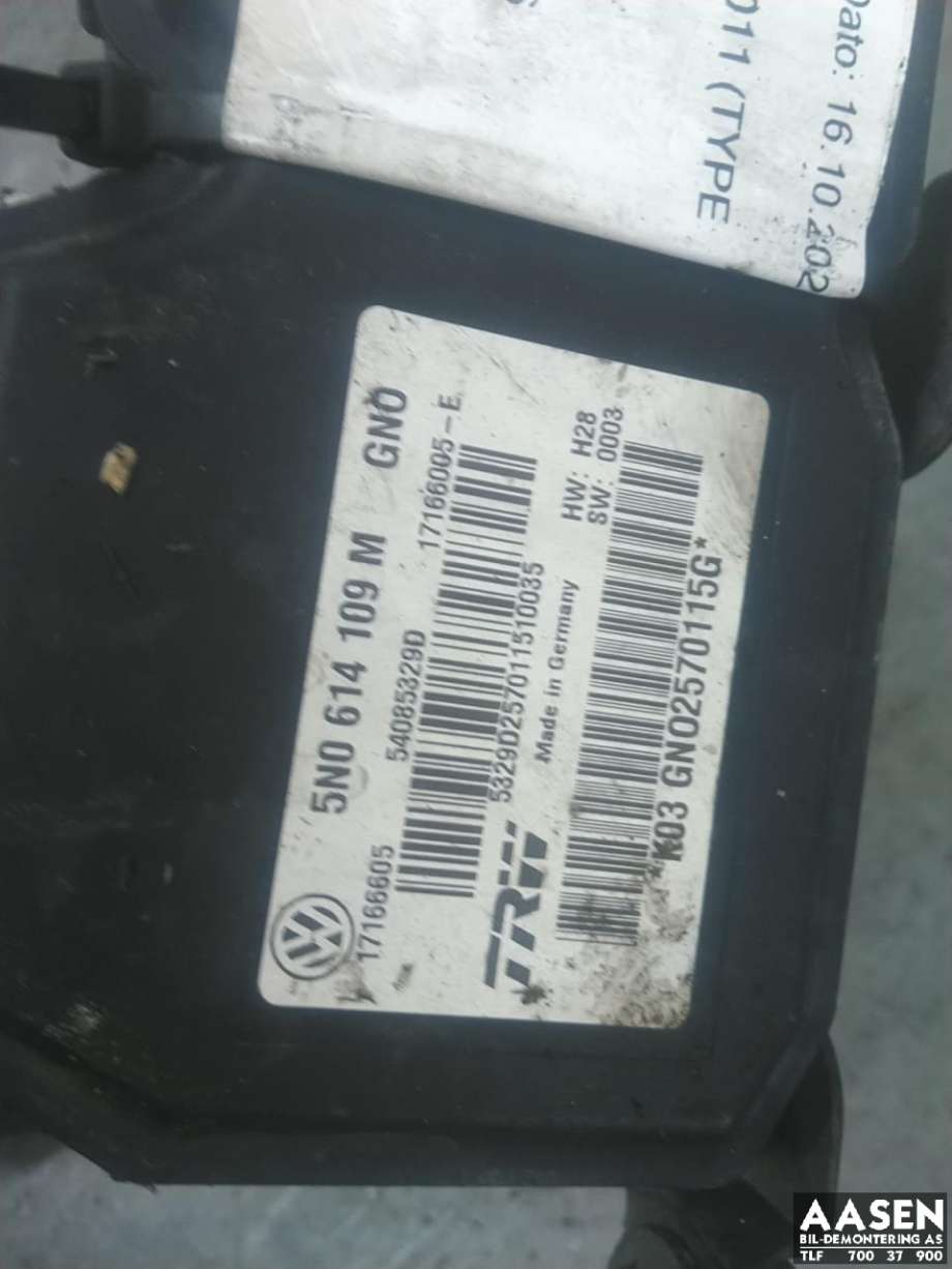 ABS sentral til VW Tiguan 2007-2011 (Type I, Fase 1) (5N0 614 109 Q|)