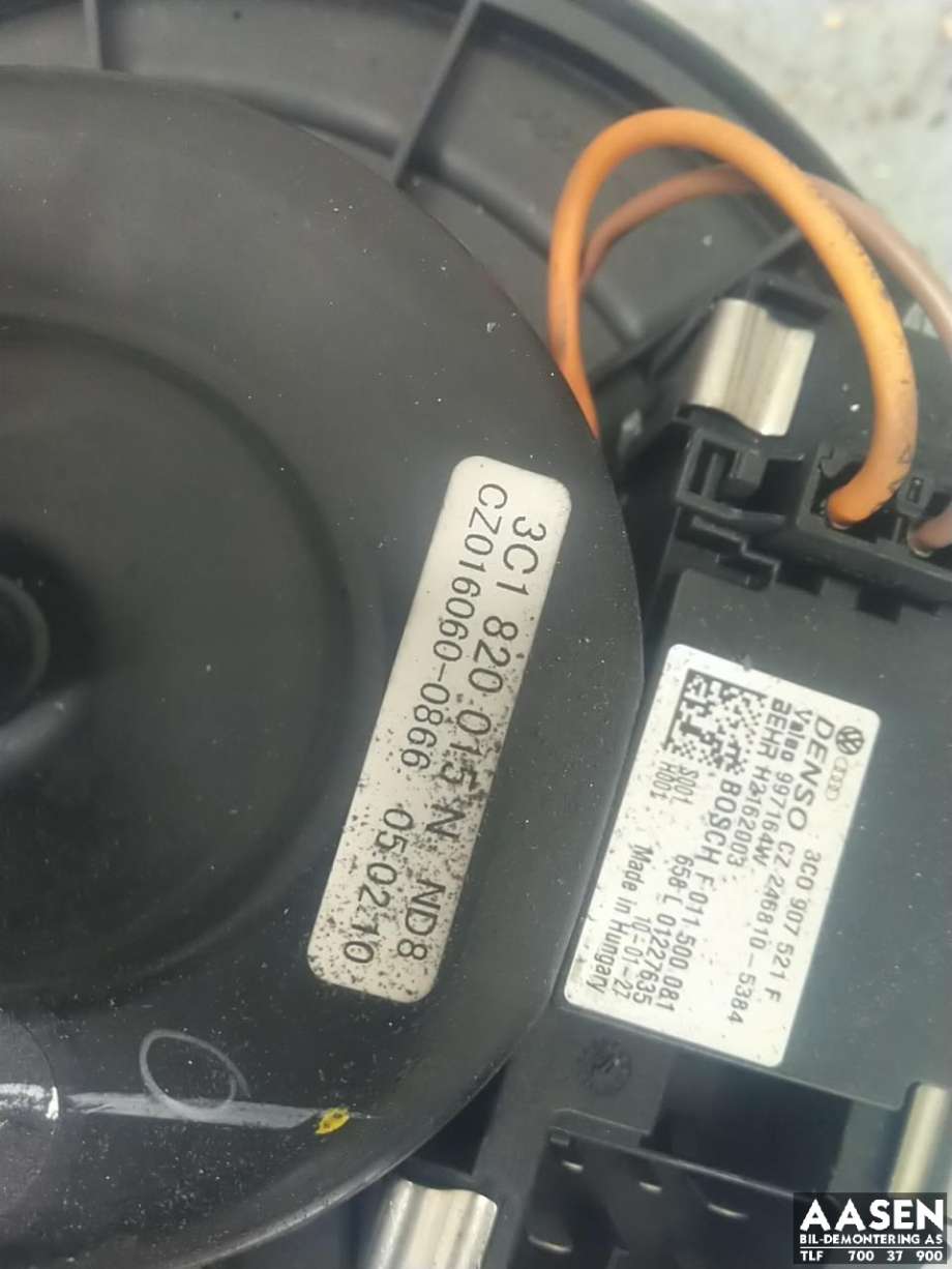 Varmeapparat motor til VW Tiguan 2007-2011 (Type I, Fase 1)  