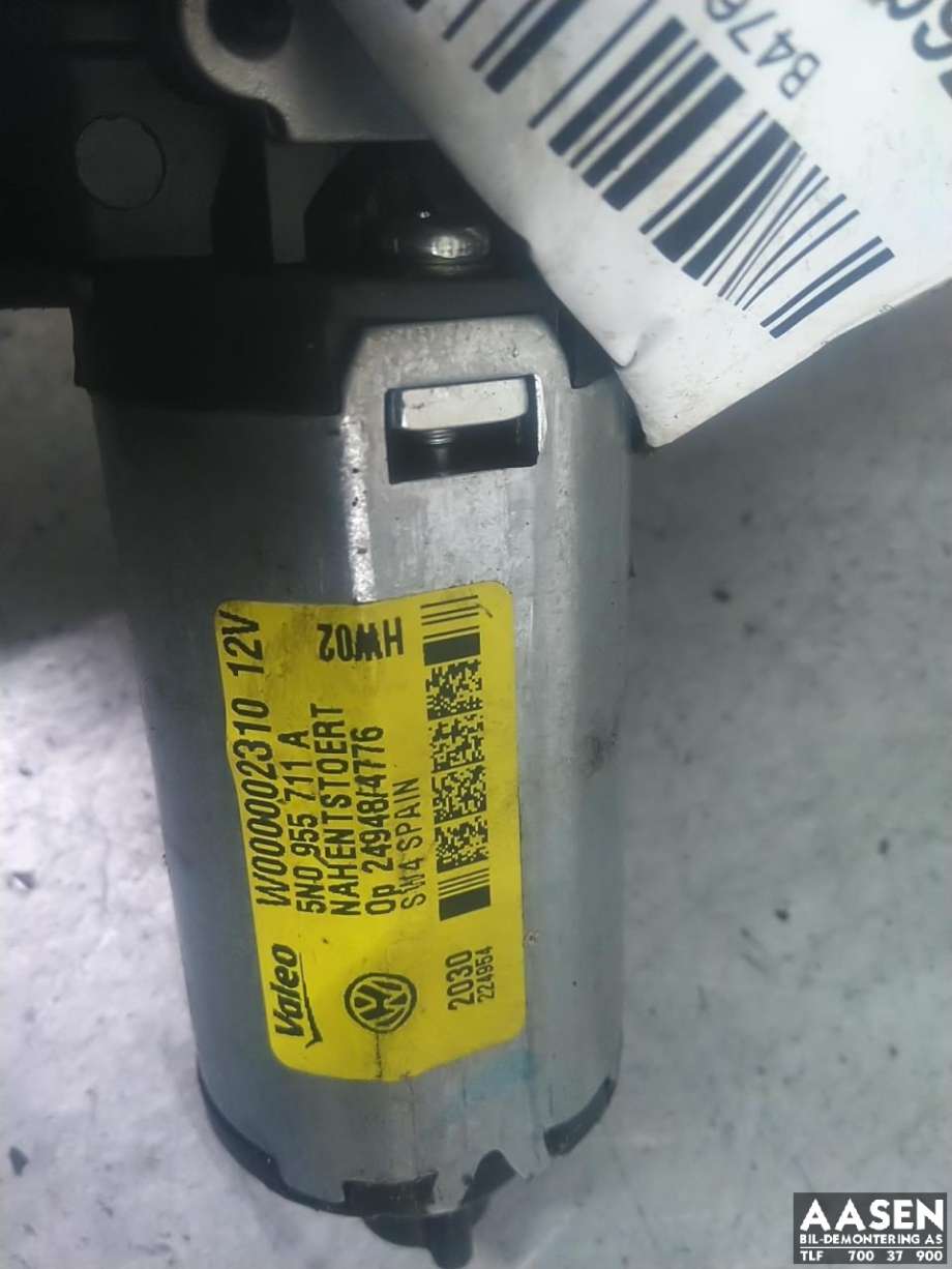 Viskermotor bakrute til VW Tiguan 2007-2011 (Type I, Fase 1)