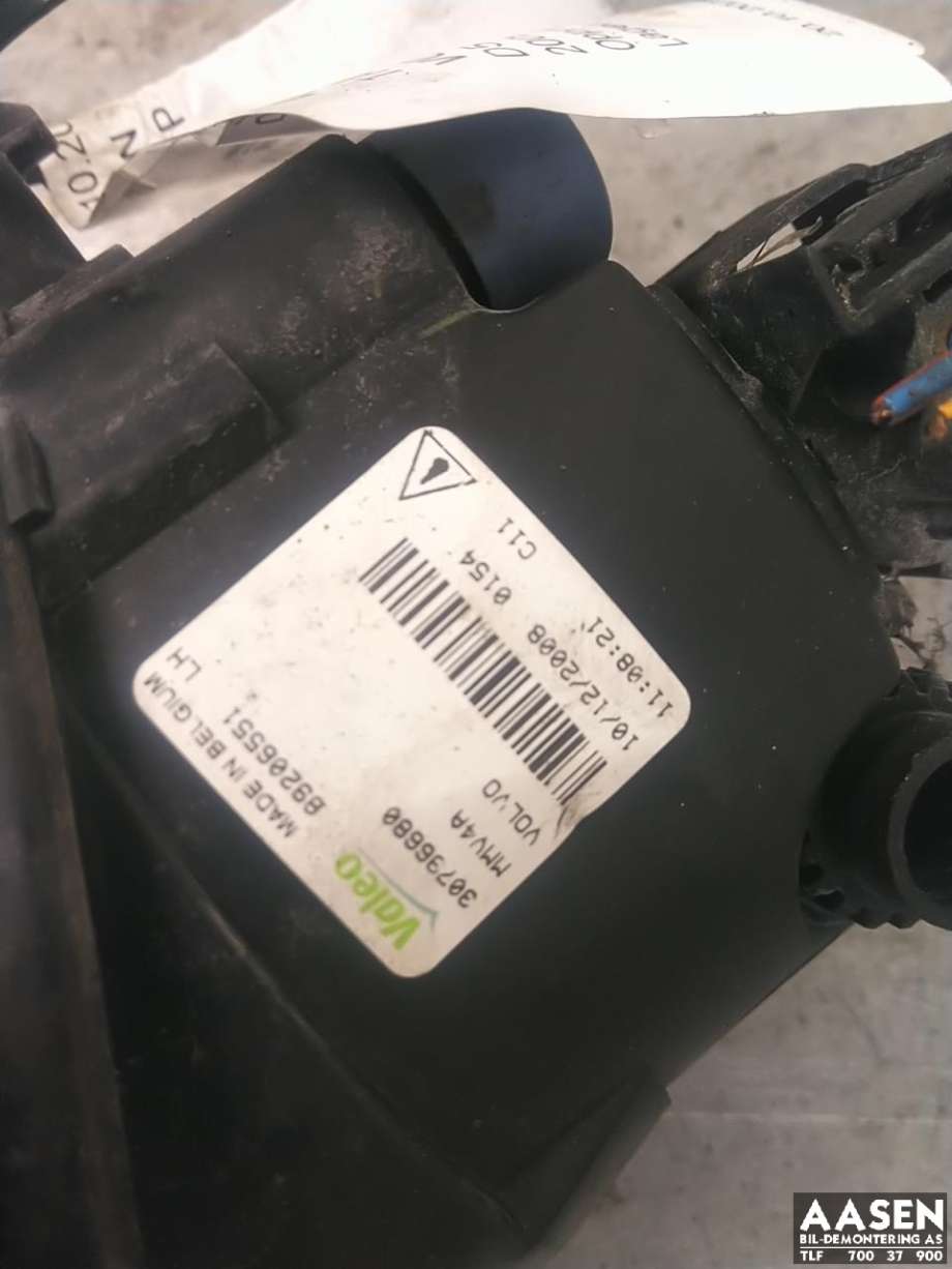 Tåkelykt venstre foran til Volvo XC60 2008-2013 (Type I, Fase 1)  