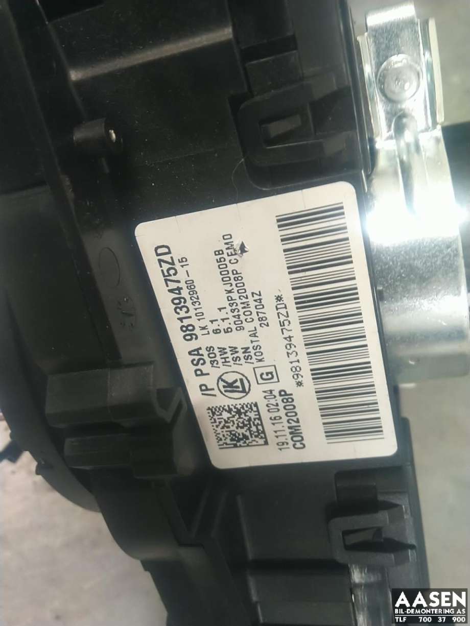 Bryter combi til Citroën C4, Cactus 2014-2017 (Fase 1) (98 139 475 ZD|)