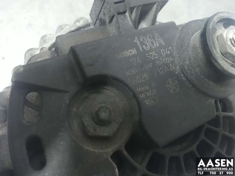 Dynamo diesel til Dodge Ram 2003-2008 (Type III)  (BOSCH|0 124 525 041|56028 732AA|)