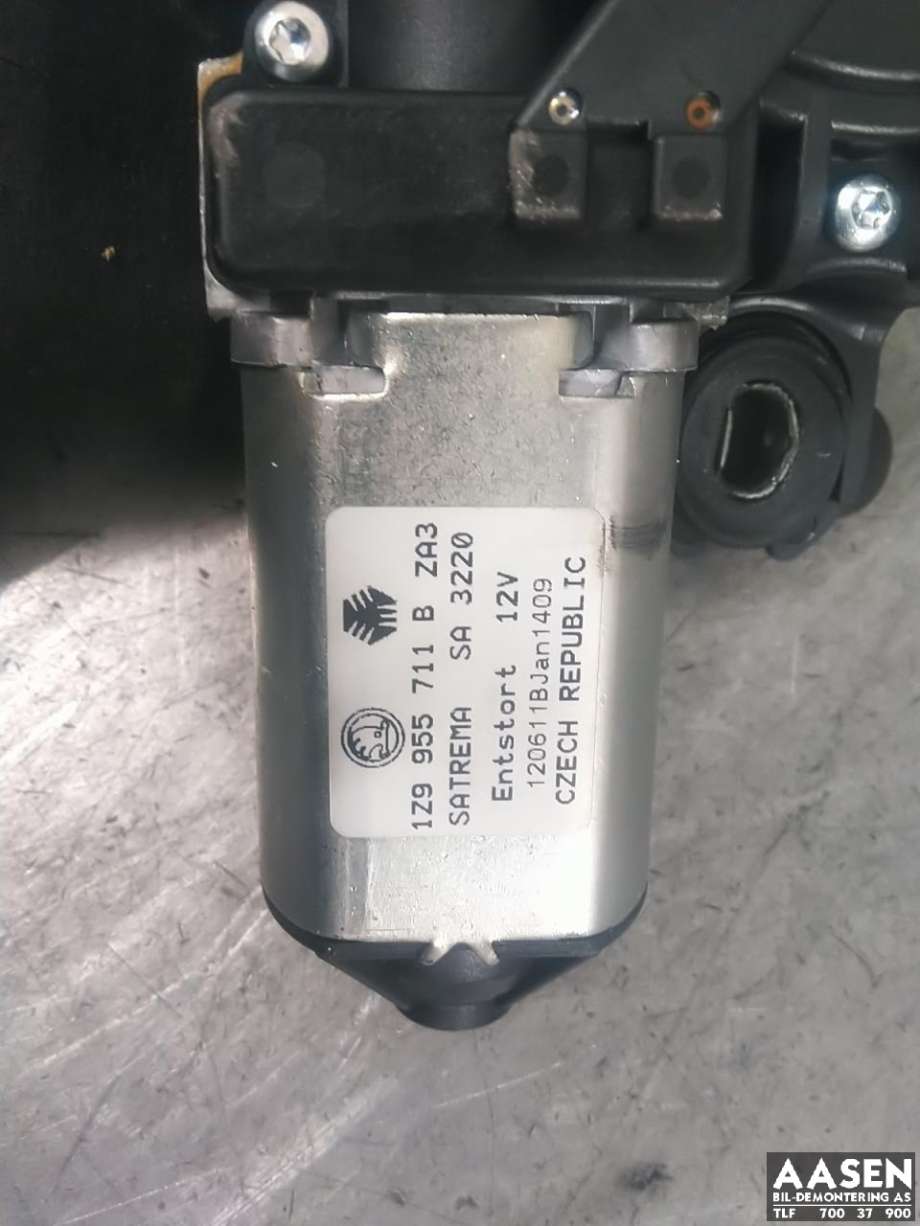 Viskermotor bakrute til Škoda Octavia 2009-2013 (Type II, Fase 2)  (1Z9 955 711 B|)