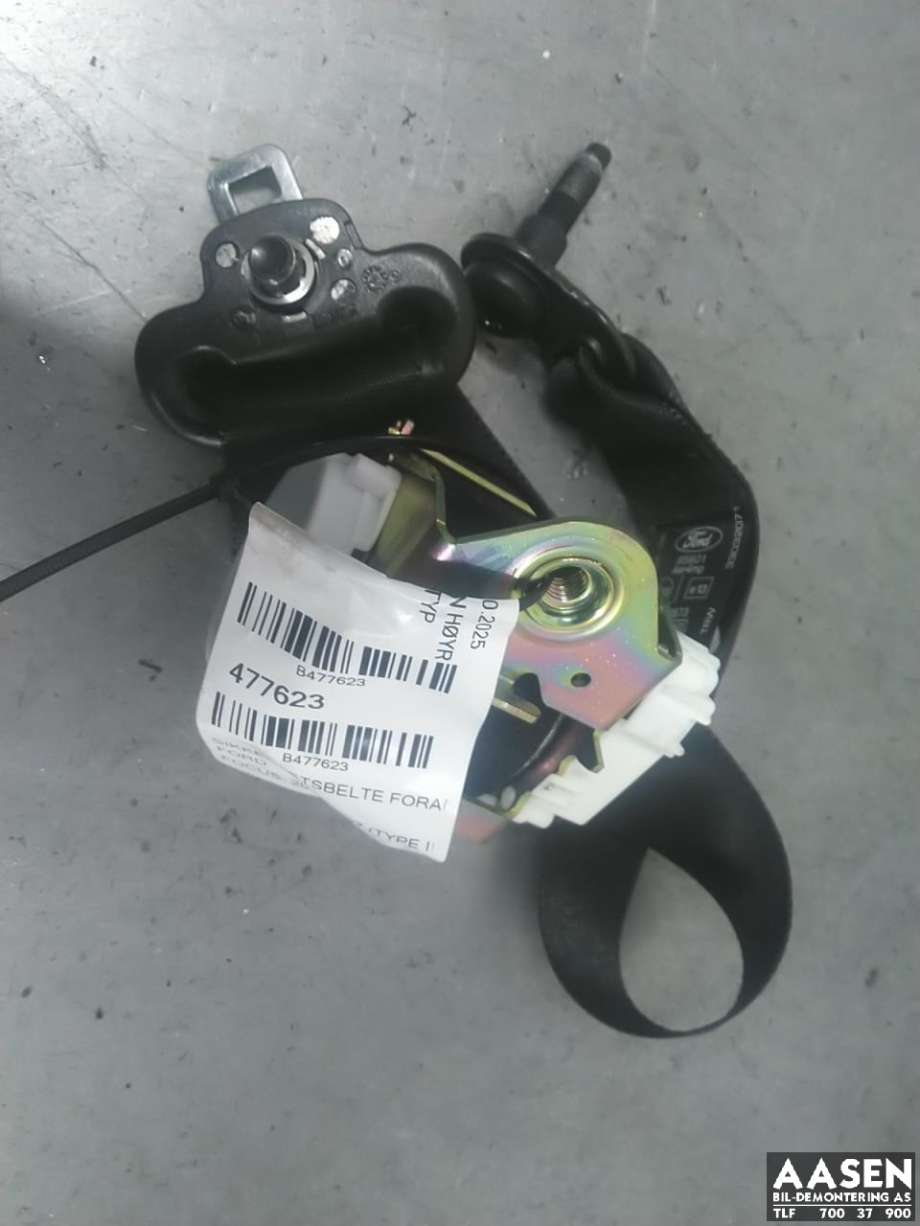 Sikkerhetsbelte foran høyre til Ford Focus, 2004-2007 (Type II, Fase 1)  