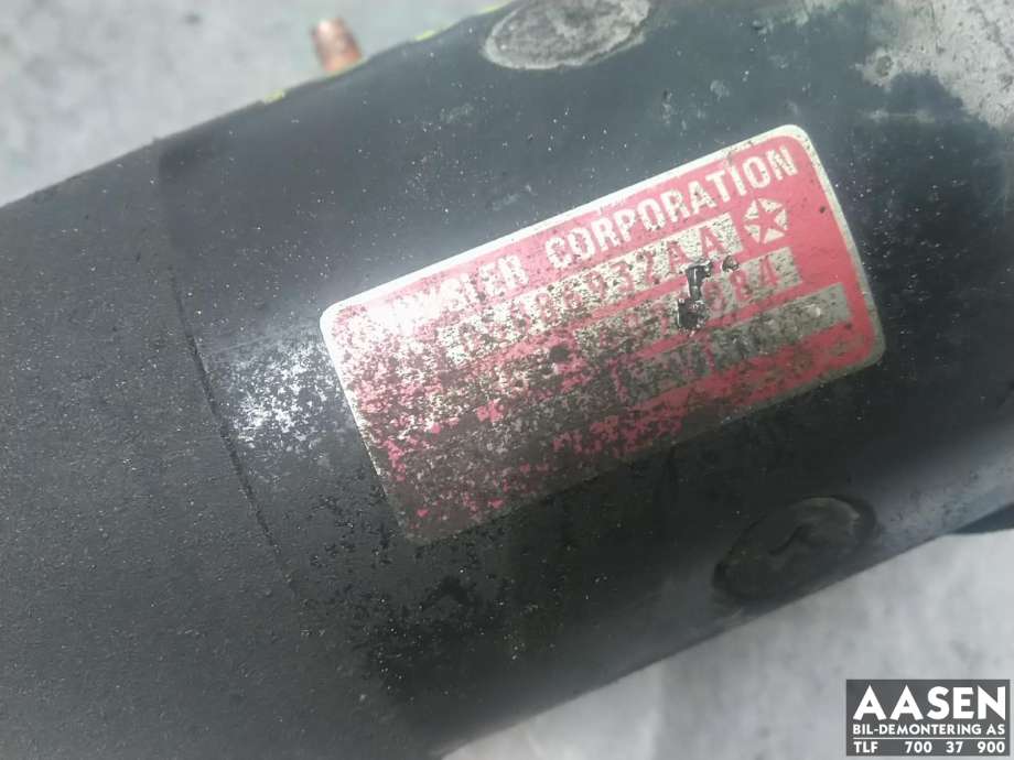 Starter diesel til Dodge Ram 2003-2008 (Type III)  