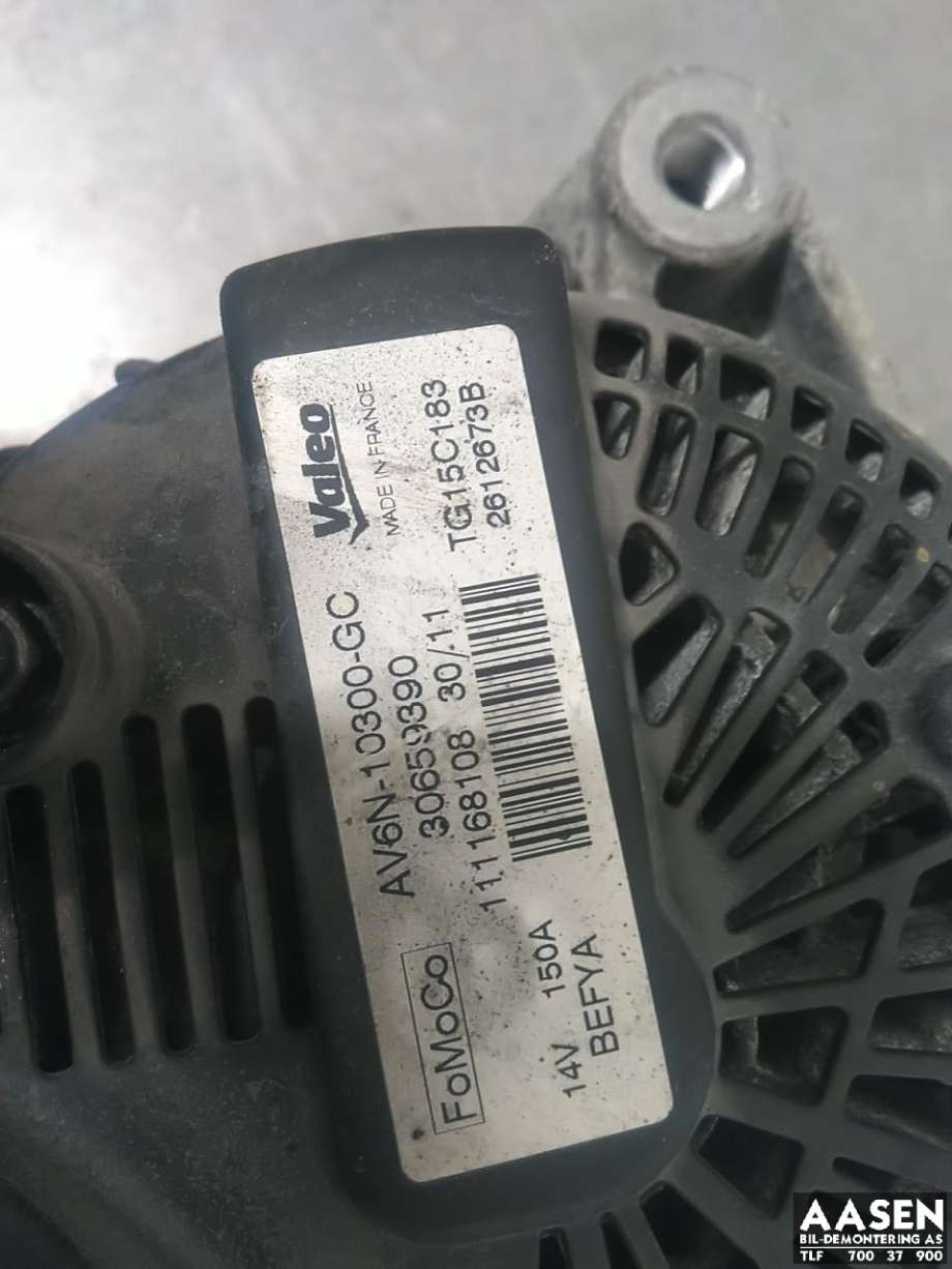Dynamo diesel til Ford Focus 2011-2014 (Type III, Fase 1)  (AV6N-10300-GC|2260730|)