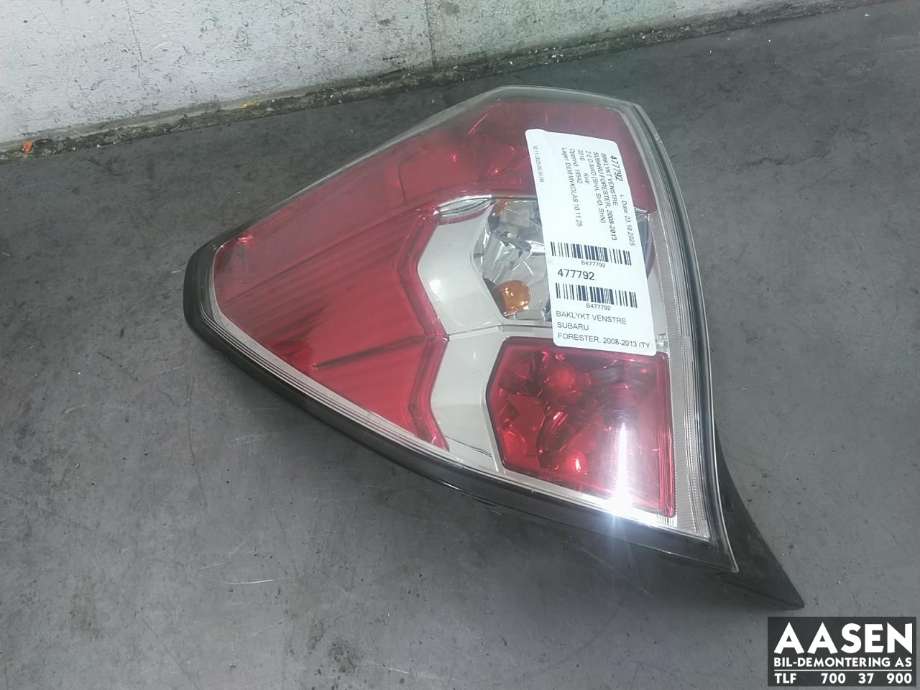 Baklykt venstre til Subaru Forester 2008-2013 (Type III) (84912SC150|84912SC151|)