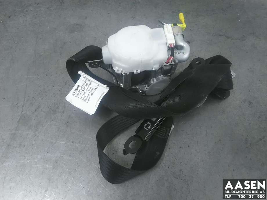 Sikkerhetsbelte foran venstre til Toyota Prius, 2009-2016 (Type III) (COMBI) (COMBI) (7322047121B2)