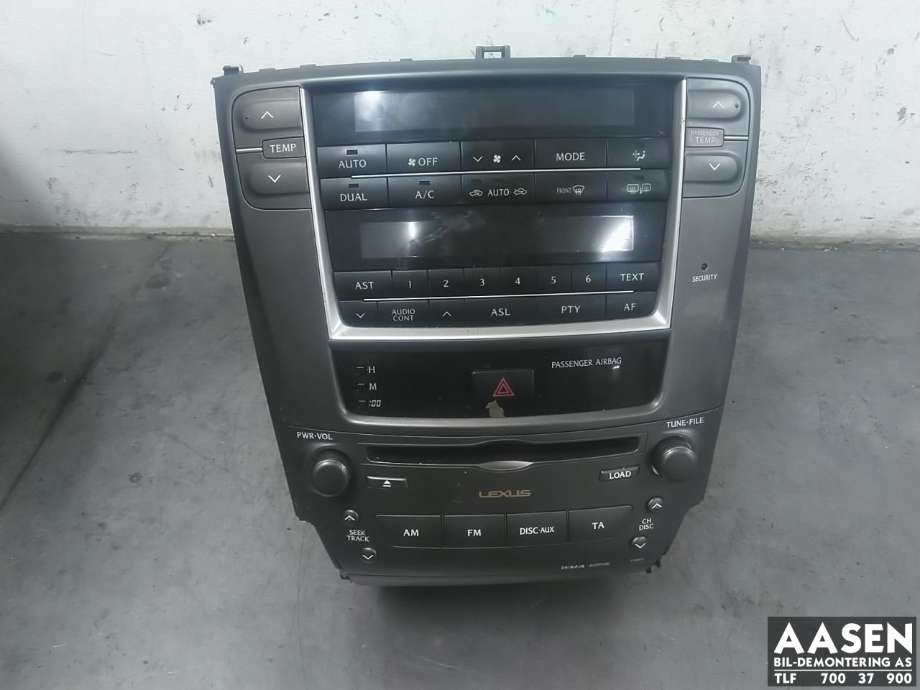 Varmeapparat betjening til Lexus IS 2006-2013 (Type II) (XE20) (XE20) (8401053050|)