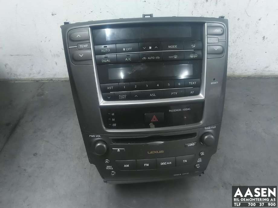 Bilstereo CD-veksler til Lexus IS 2006-2013 (Type II) (XE20) (XE20) (8612053400|)