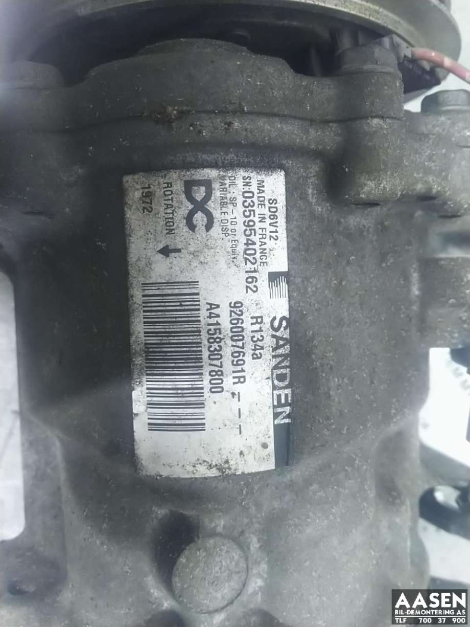 Aircondition kompressor til Mercedes Citan 2012-2021 (W415) (W415) (A 415 830 78 00|)