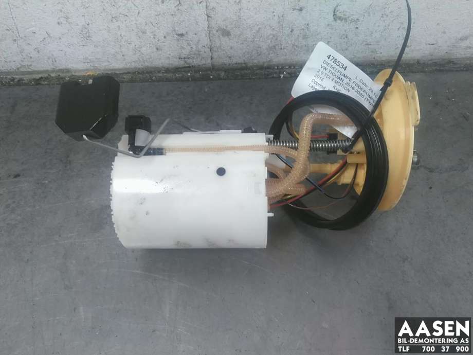 Dieselpumpe fødepumpe til VW Tiguan, 2016-2020 (Type II, Fase 1)  (5QF 919 088 B)