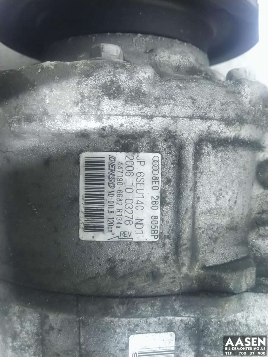 Aircondition kompressor til Audi A4 2004-2008 (Type III) (B7) (B7) (8E0 260 805 CB|)