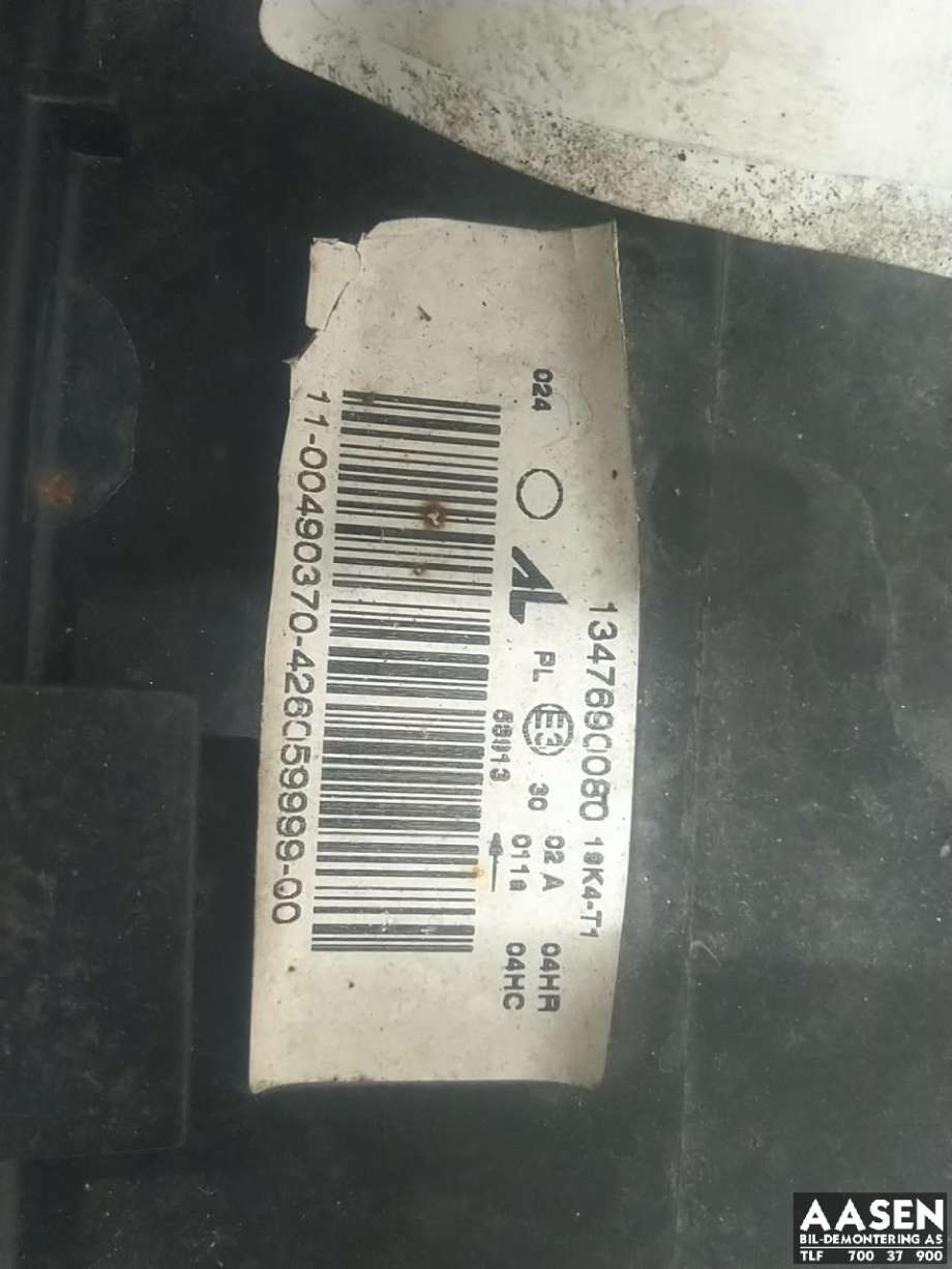 Frontlykt høyre halogen til Fiat Ducato 2002-2006  (1347690080|)