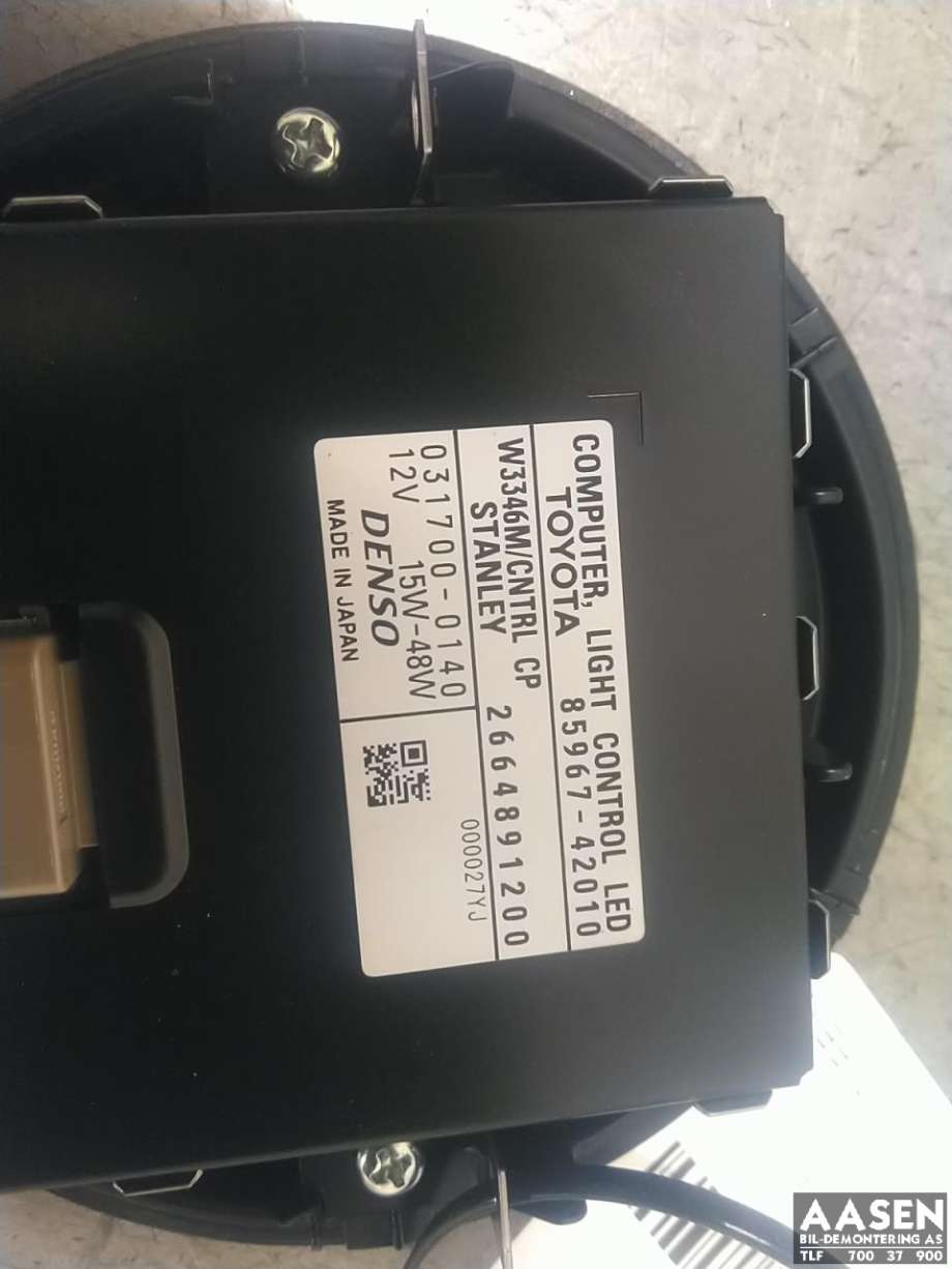 Styreenhet LED til Toyota RAV4 2016-2019 (Type IV, Fase 2)