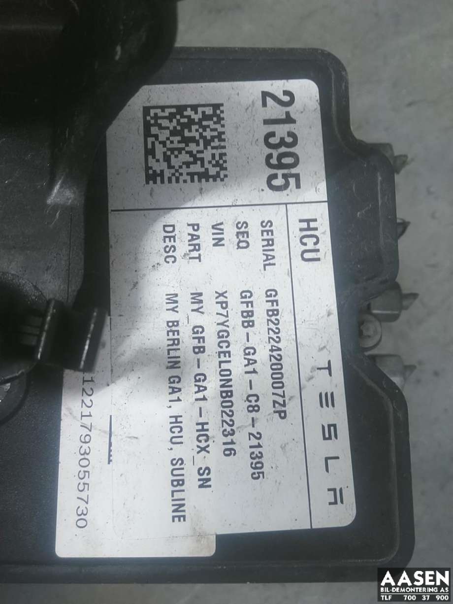 ABS sentral til Tesla Model Y 2021-2024 (Type I)  (1044746-00-A|)