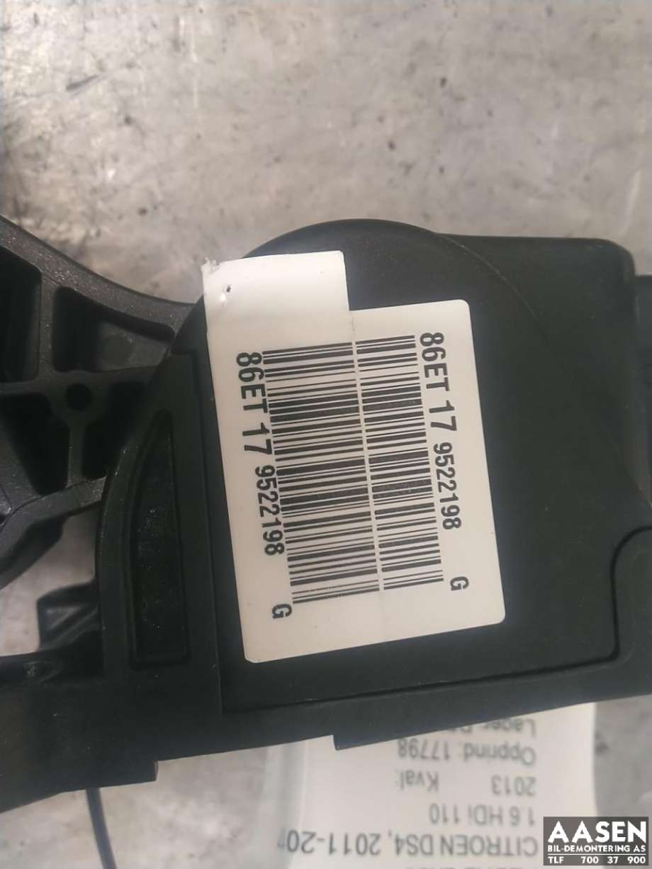 Pedal gass til Citroën DS4 2011-2017 (1601 CR|)