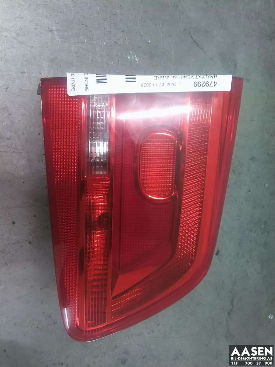 Baklykt venstre indre til VW Touran, 2010-2015 (Type I, Fase 3)