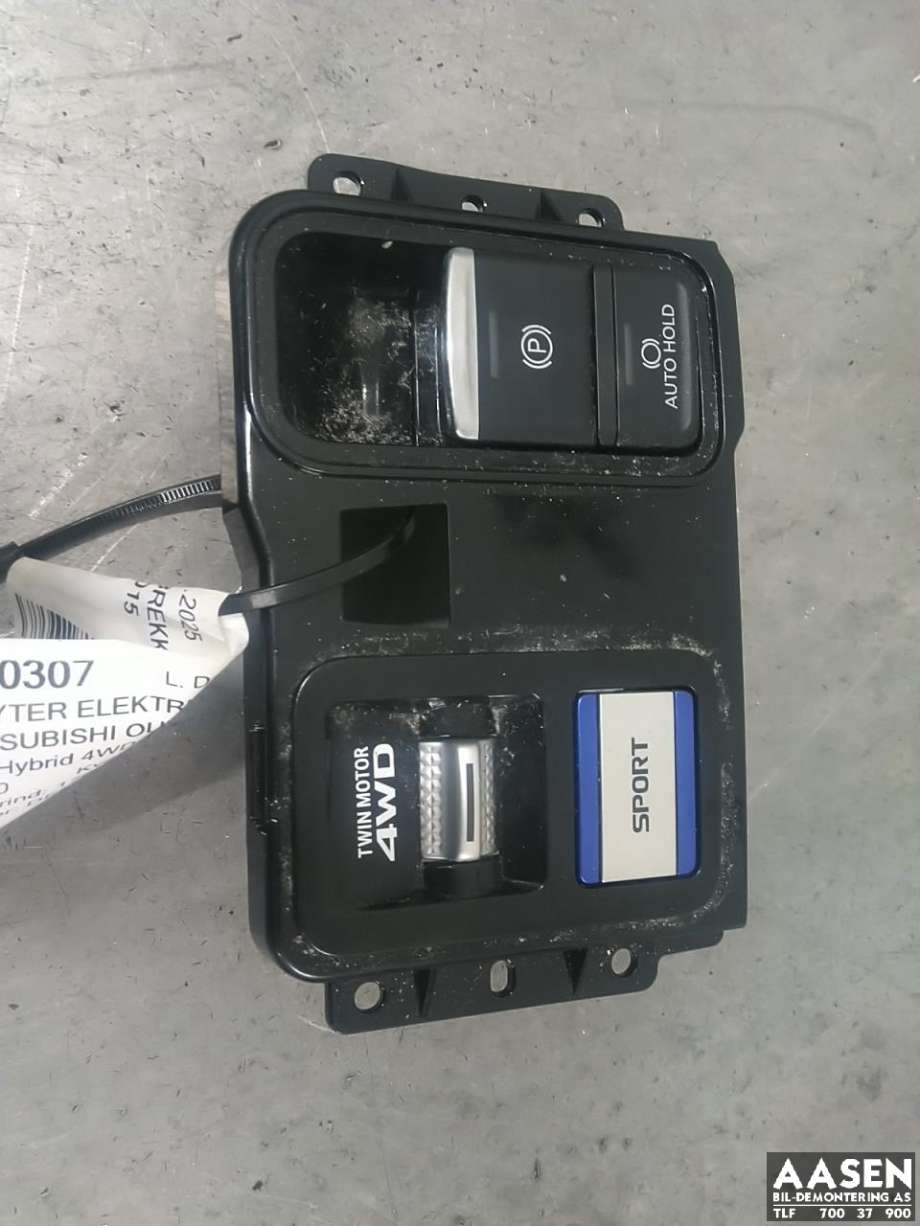 Bryter elektrisk håndbrekk/parkbrems til Mitsubishi Outlander, 2015-->> (Type III, Fase 2)  (8050A263XA)