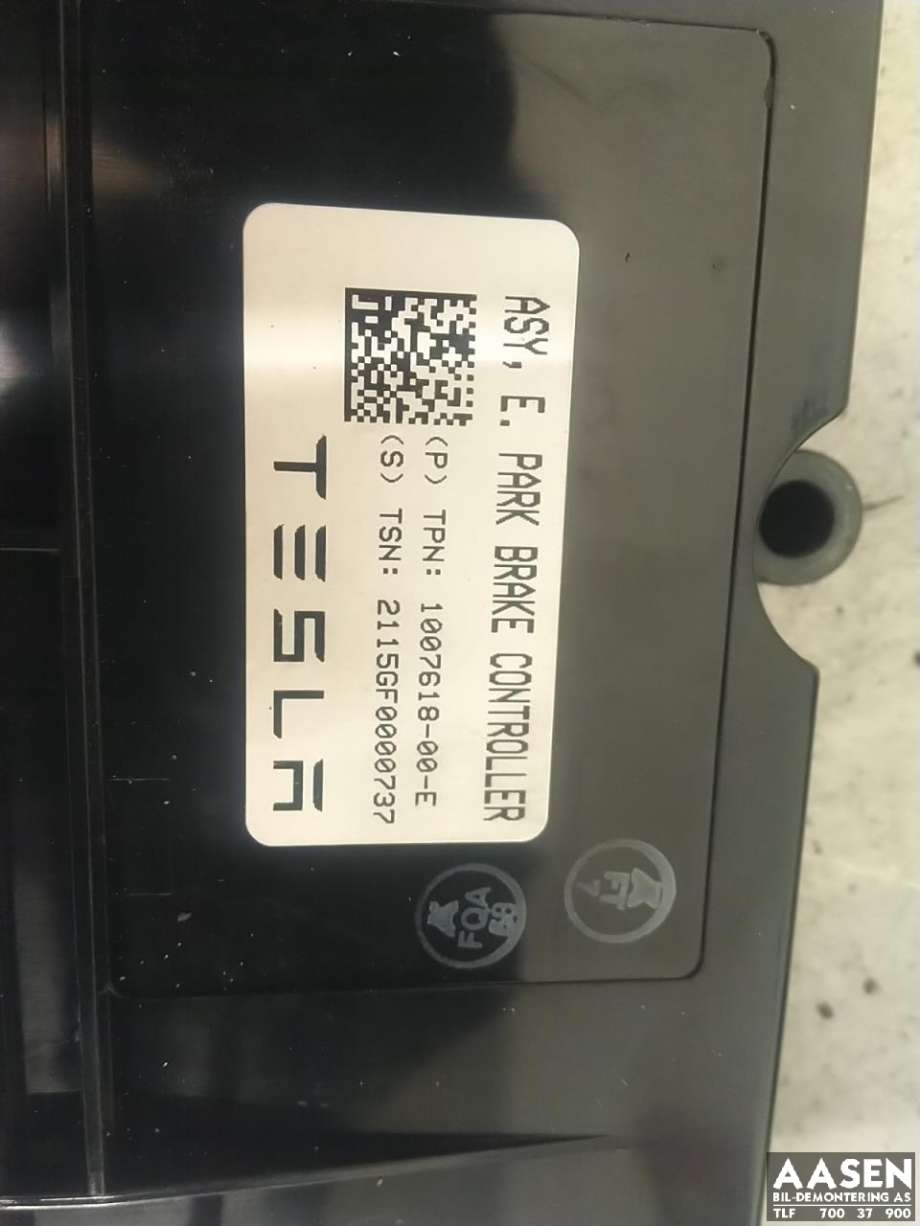 Styreenhet elektrisk parkbrems (EPB - Electric Parking Brake) til Tesla Model S 2013-2016 (Fase 1)  (1007618-00-E|)